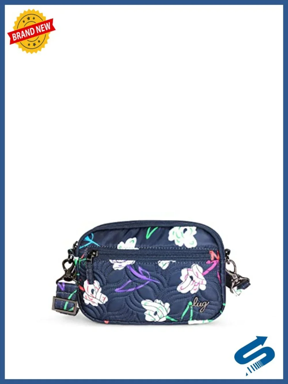 Convertible Crossbody Sling Bag with Belt Loops RFID Protection Polyester